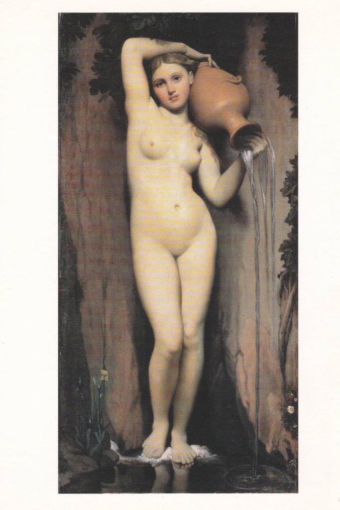 POSTAL B11744: DOMINIQUE INGRES: LA SOURCE