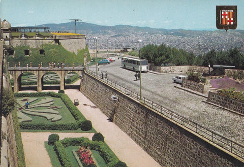 POSTAL B11784: BARCELONA: CASTILLO DE MONJUIC