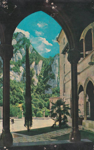 POSTAL B11776: MONTSERRAT: CLAUSTRO GOTICO
