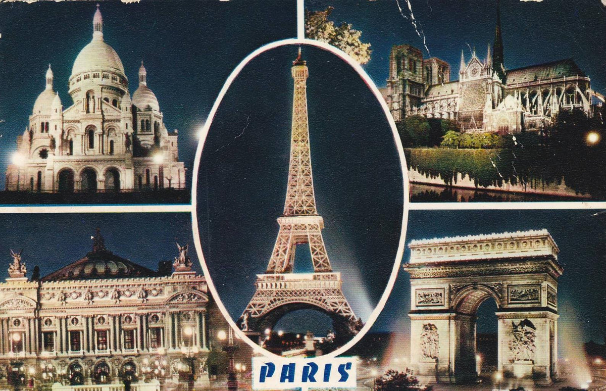 POSTAL B11774: PARIS: DIVERSOS ASPECTOS