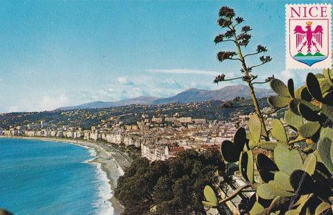 POSTAL B11768: NIZA: LA COTE D'AZUR