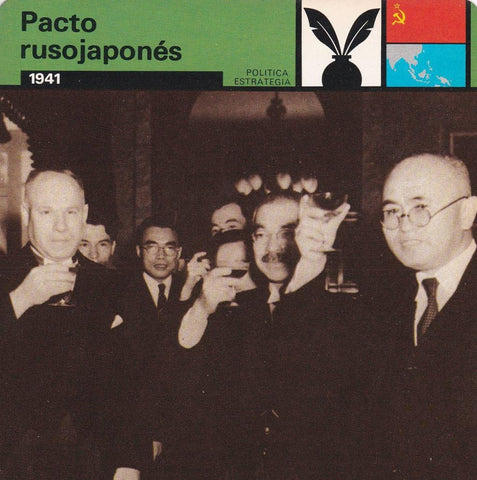 FICHA POLITICA, ESTRATEGIA: PACTO RUSOJAPONES. 1941