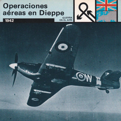 FICHA GUERRA EN EL AIRE: OPERACIONES AEREAS EN DIEPPE. 1942