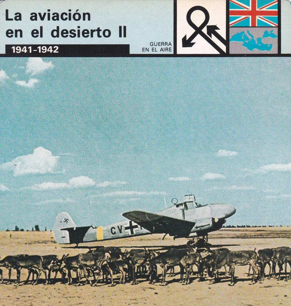 FICHA GUERRA EN EL AIRE: LA AVIACION EN EL DESIERTO II. 1941-1942