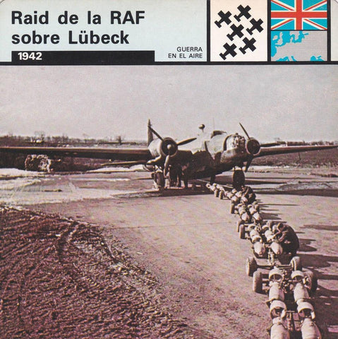 FICHA GUERRA EN EL AIRE: RAID DE LA RAF SOBRE LÜBECK. 1942