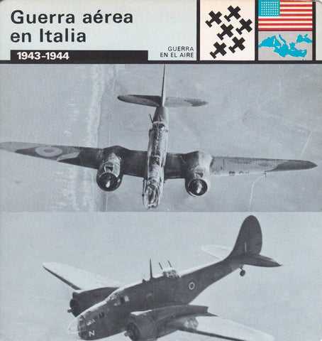 FICHA GUERRA EN EL AIRE: GUERRA AEREA EN ITALIA. 1943-1944