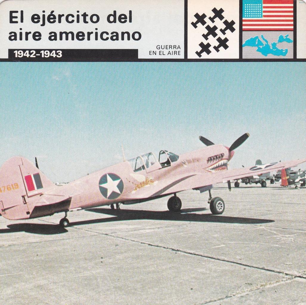 FICHA GUERRA EN EL AIRE: EL EJERCITO DEL AIRE AMERICANO. 1942-1943