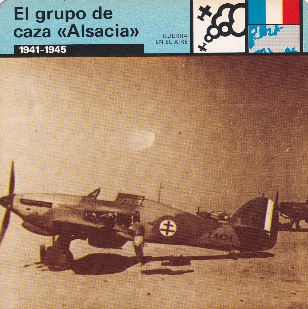 FICHA GUERRA EN EL AIRE: EL GRUPO DE CAZA "ALSACIA". 1941-1945