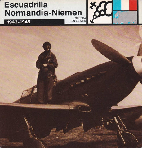 FICHA GUERRA EN EL AIRE: ESCUADRILLA NORMANDIA-NIEMEN. 1942-1945