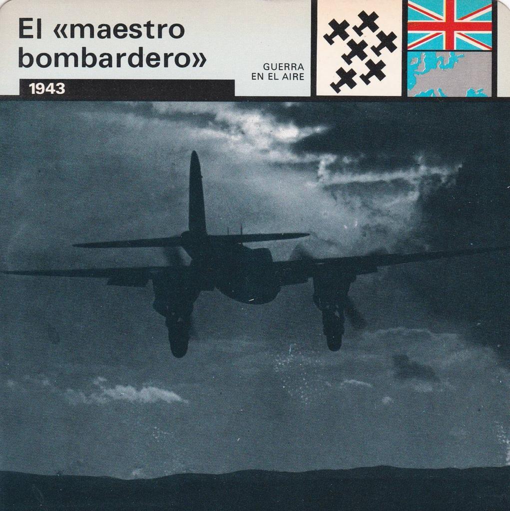 FICHA GUERRA EN EL AIRE: EL "MAESTRO BOMBARDERO". 1943