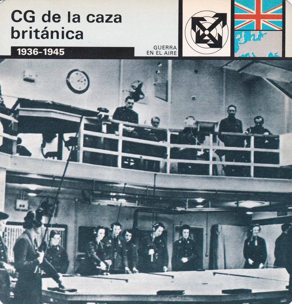 FICHA GUERRA EN EL AIRE: CG DE LA CAZA BRITANICA. 1936-1945