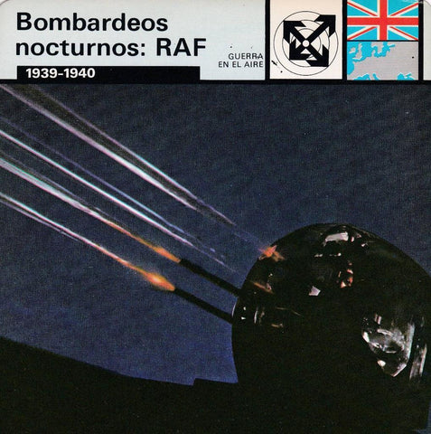 FICHA GUERRA EN EL AIRE: BOMBARDEOS NOCTURNOS: RAF. 1939-1940