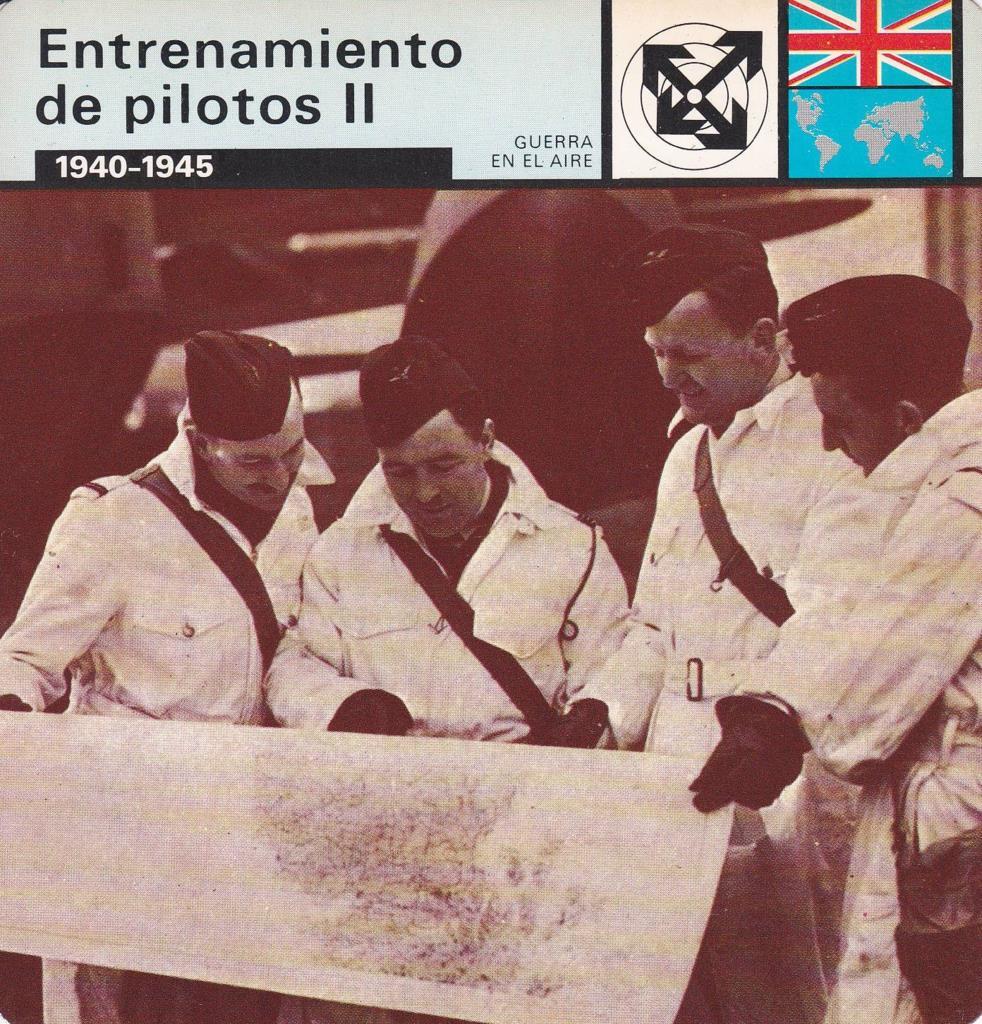 FICHA GUERRA EN EL AIRE: ENTRENAMIENTOS DE PILOTOS II. 1940-1945