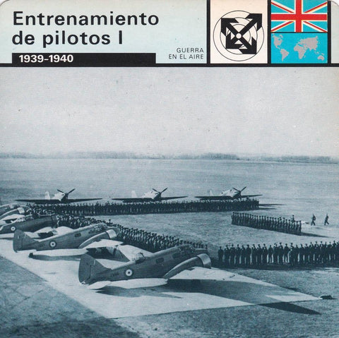 FICHA GUERRA EN EL AIRE: ENTRENAMIENTOS DE PILOTOS I. 1939-1940