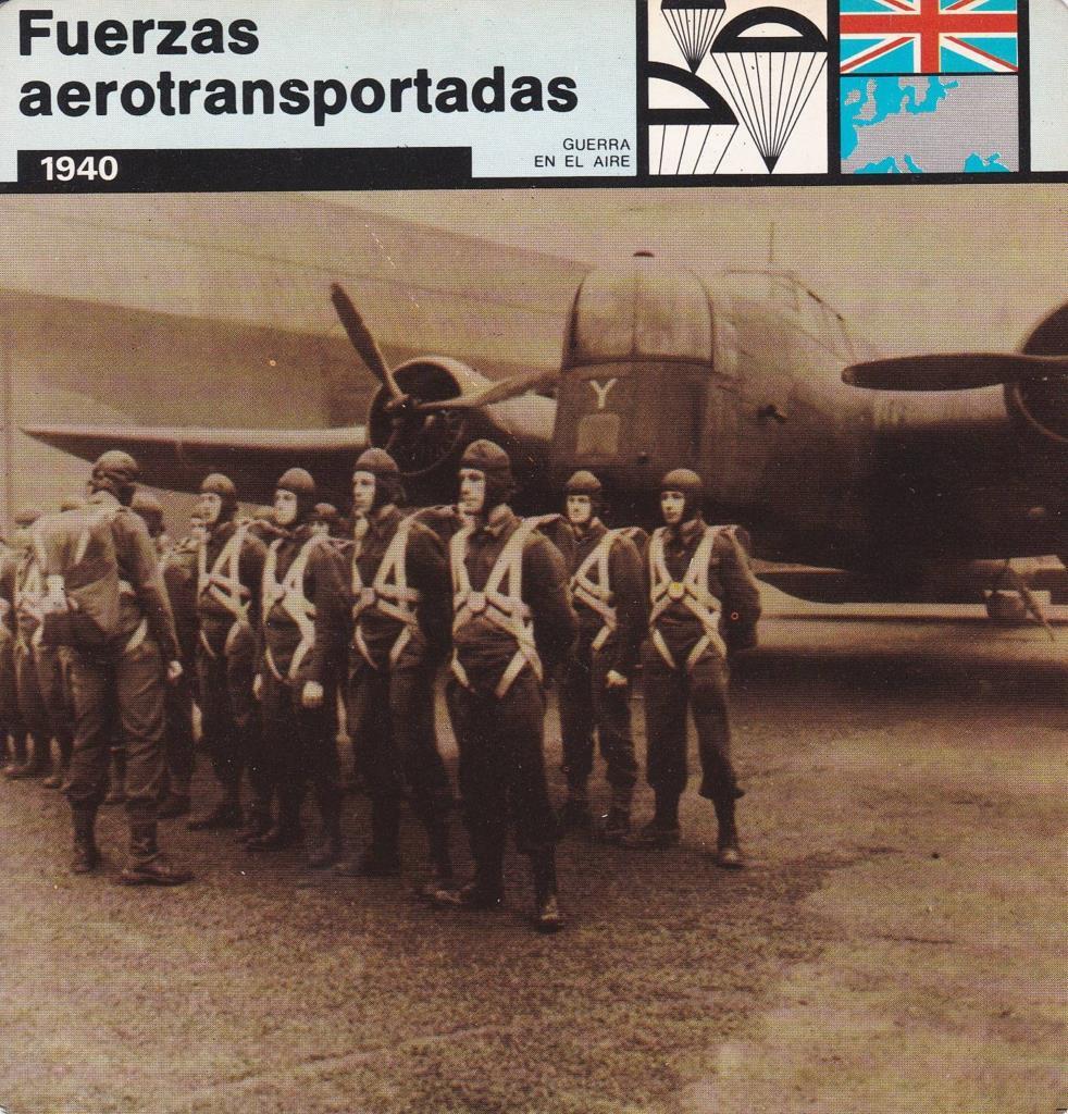 FICHA GUERRA EN EL AIRE: FUERZAS AEROTRANSPORTADAS. 1940