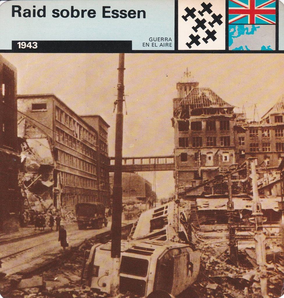 FICHA GUERRA EN EL AIRE: RAID SOBRE ESSEN. 1943