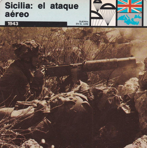 FICHA GUERRA EN EL AIRE: SICILIA: EL ATAQUE AEREO. 1943