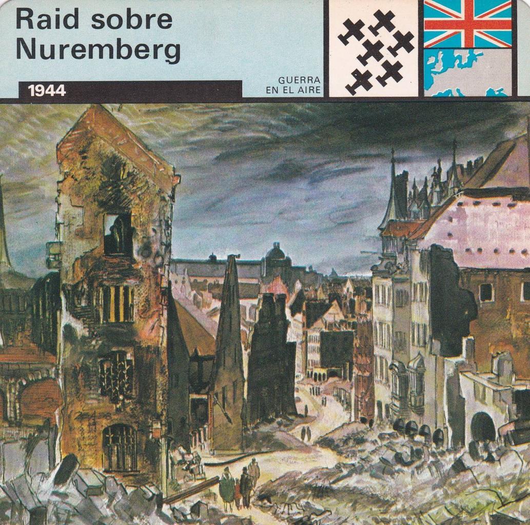 FICHA GUERRA EN EL AIRE: RAID SOBRE NUREMBERG. 1944