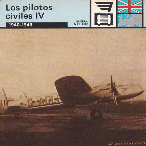 FICHA GUERRA EN EL AIRE: LOS PILOTOS CIVILES IV. 1940-1945