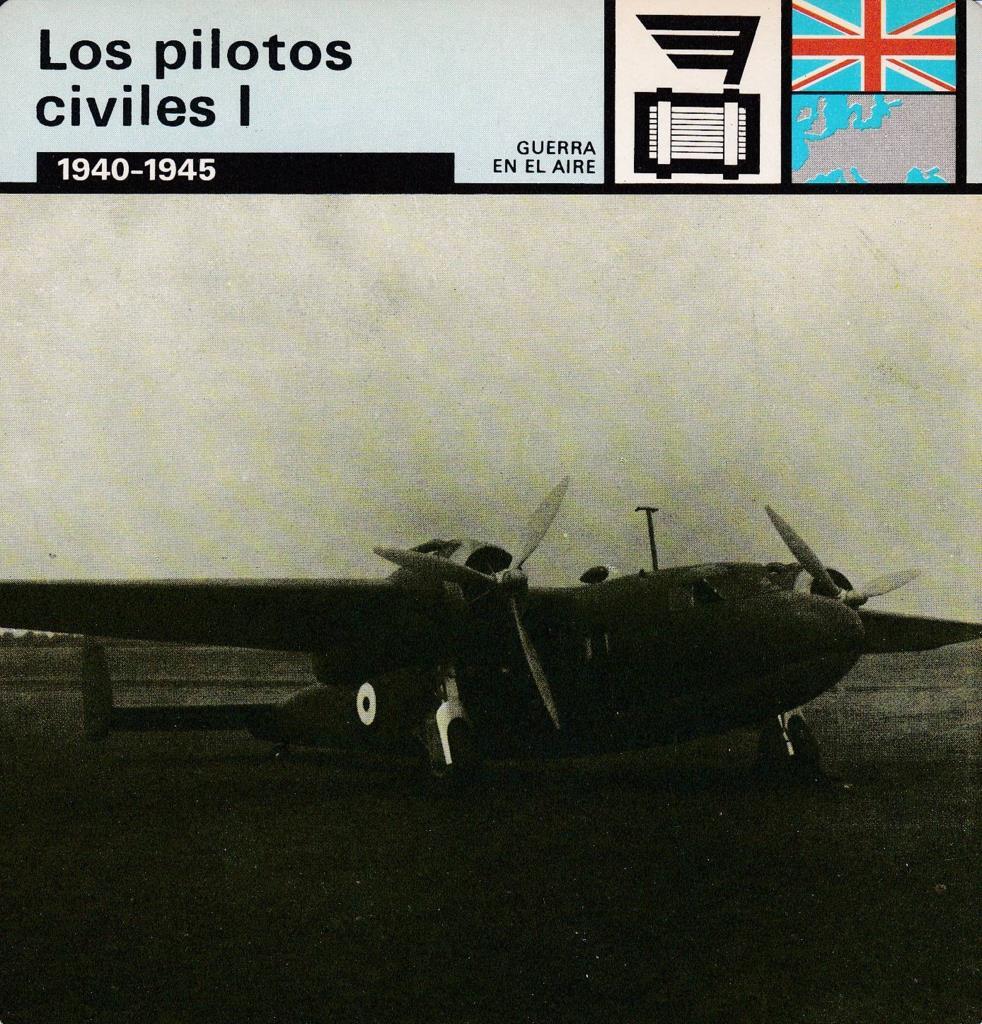 FICHA GUERRA EN EL AIRE: LOS PILOTOS CIVILES I. 1940-1945