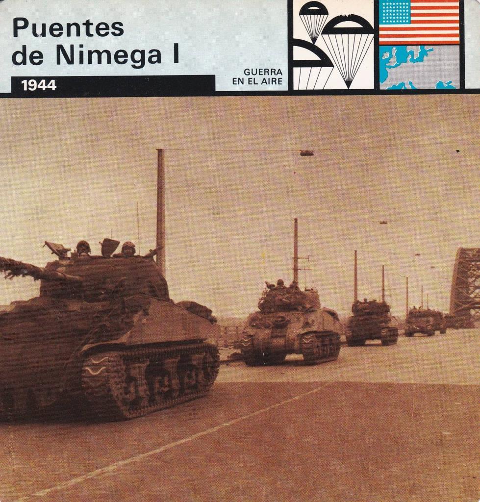 FICHA GUERRA EN EL AIRE: PUENTES DE NIMEGA I. 1944