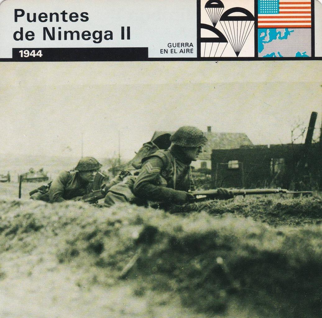 FICHA GUERRA EN EL AIRE: PUENTES DE NIMEGA II. 1944