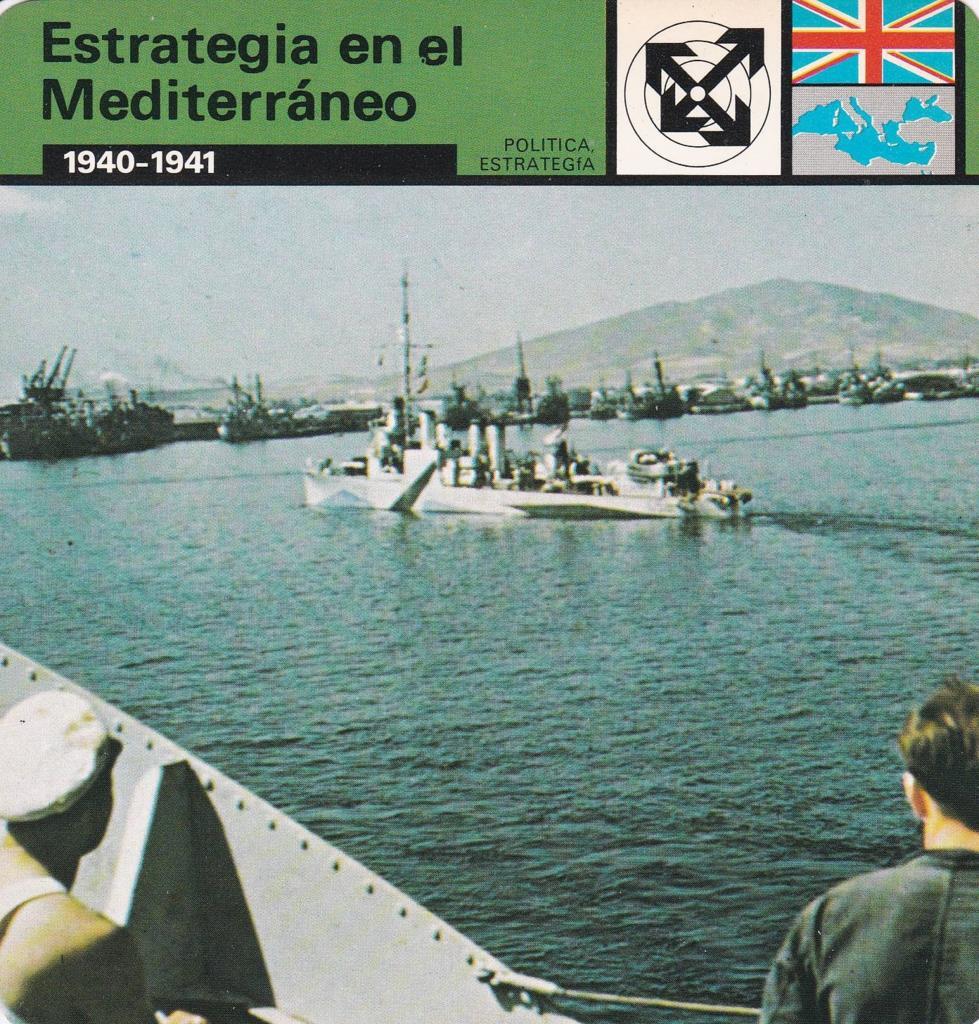 FICHA POLITICA, ESTRATEGIA: ESTRATEGIA EN EL MEDITERRANEO. 1940-1941