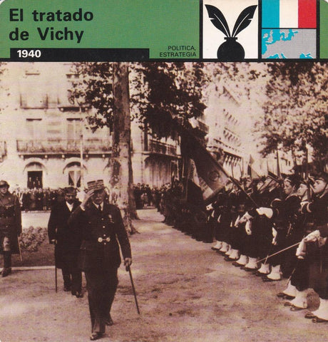FICHA POLITICA, ESTRATEGIA: EL TRATADO DE VICHY. 1940