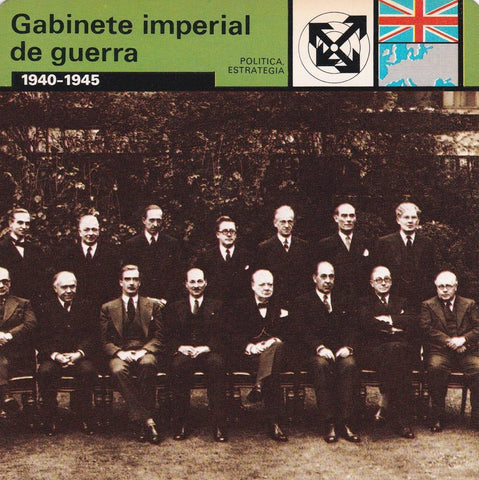 FICHA POLITICA, ESTRATEGIA: GABINETE IMPERIAL DE GUERRA. 1940-1945