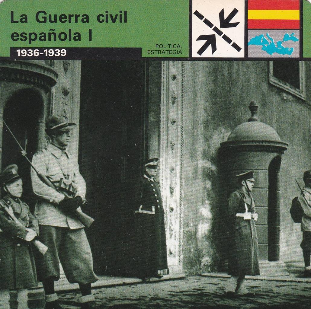 FICHA POLITICA, ESTRATEGIA: LA GUERRA CIVIL ESPAÑOLA I. 1936-1939