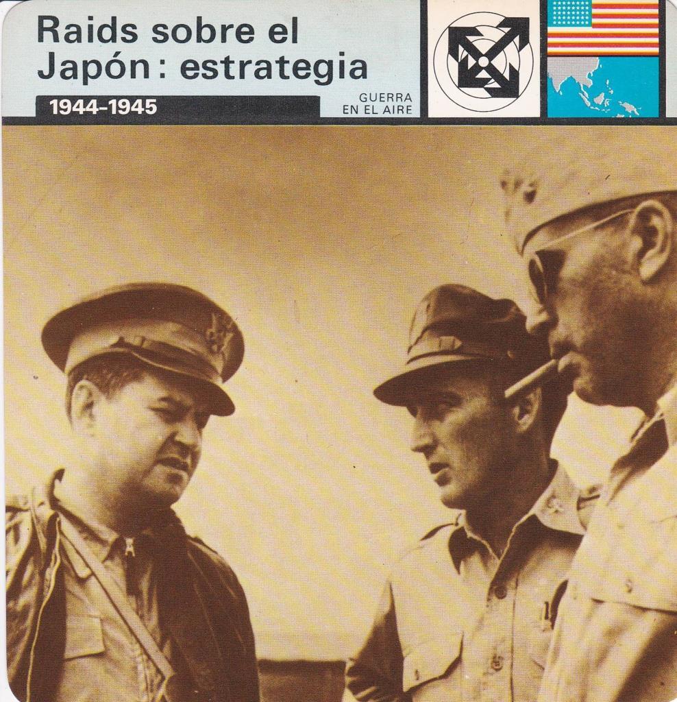 FICHA GUERRA EN EL AIRE: RAIDS SOBRE EL JAPON: ESTRATEGIA. 1944-1945