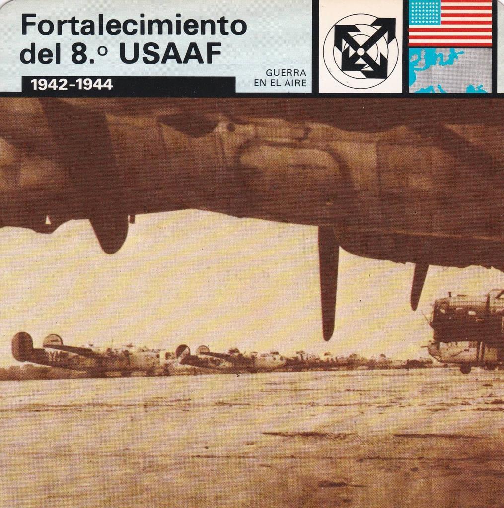 FICHA GUERRA EN EL AIRE: FORTALECIMIENTO DEL 8º USAAF. 1942-1944