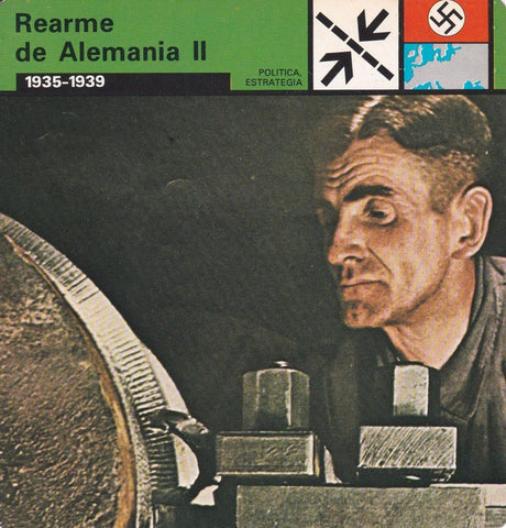 FICHA POLITICA, ESTRATEGIA: REARME DE ALEMANIA II. 1935-1939