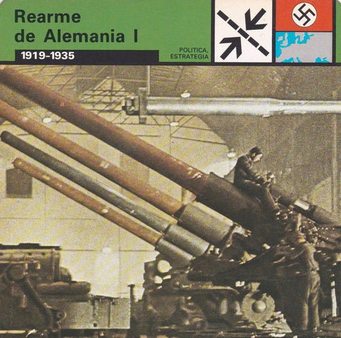FICHA POLITICA, ESTRATEGIA: REARME DE ALEMANIA I. 1919-1935