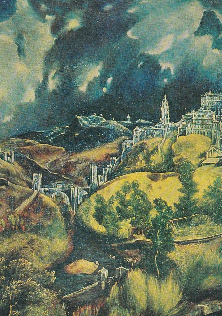 POSTAL B12108: EL GRECO. TOLEDO. OLEO