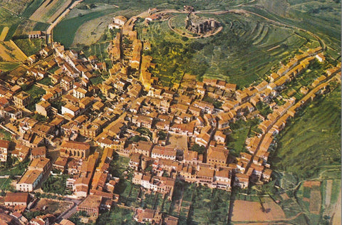 POSTAL B12092: COSTA BRAVA: BAGUR. VISTA AEREA