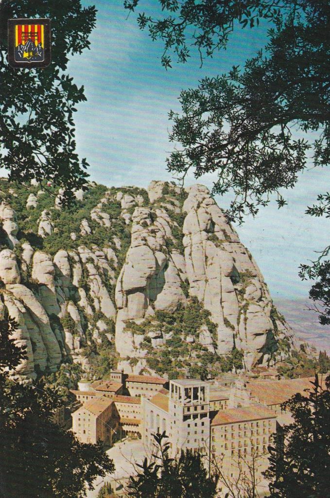 POSTAL B12114: MONTSERRAT: VISTA DEL SANTUARIO