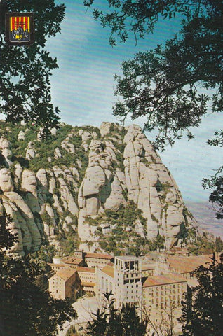 POSTAL B12114: MONTSERRAT: VISTA DEL SANTUARIO