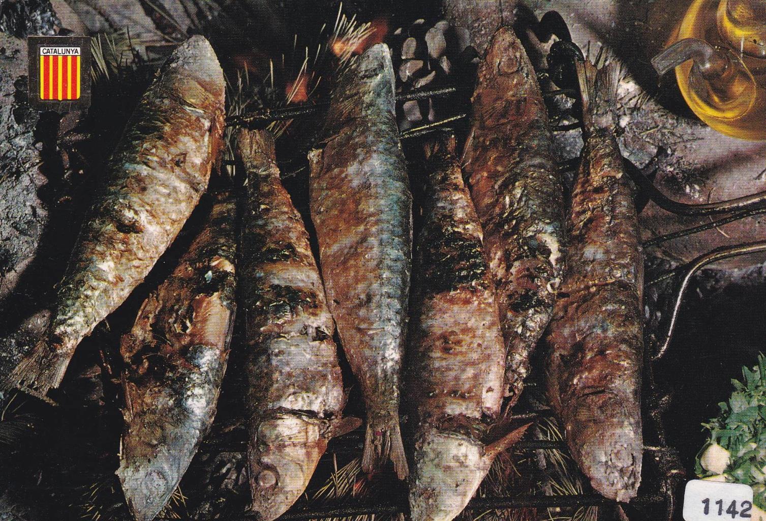 POSTAL B12123: PLATOS TIPICOS: SARDINAS