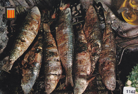 POSTAL B12123: PLATOS TIPICOS: SARDINAS