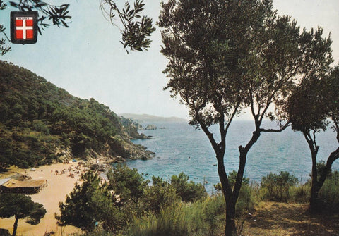 POSTAL B12088: COSTA BRAVA. BLANES: CALA SAN FRANCISCO