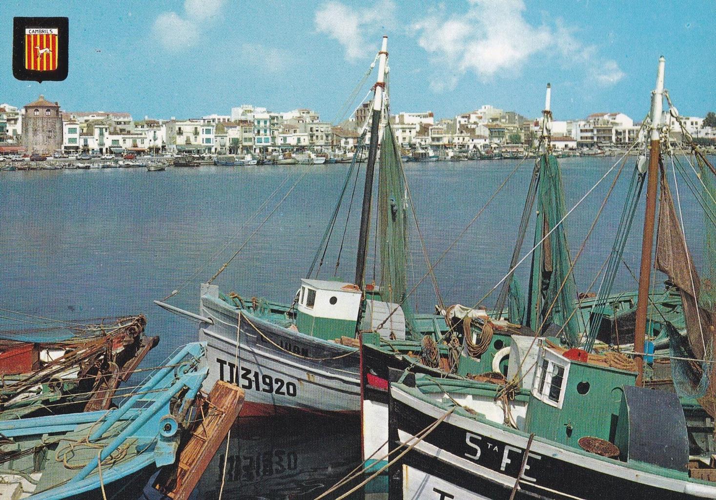 POSTAL B12076: COSTA DORADA: CAMBRILS. PUERTO PESQUERO