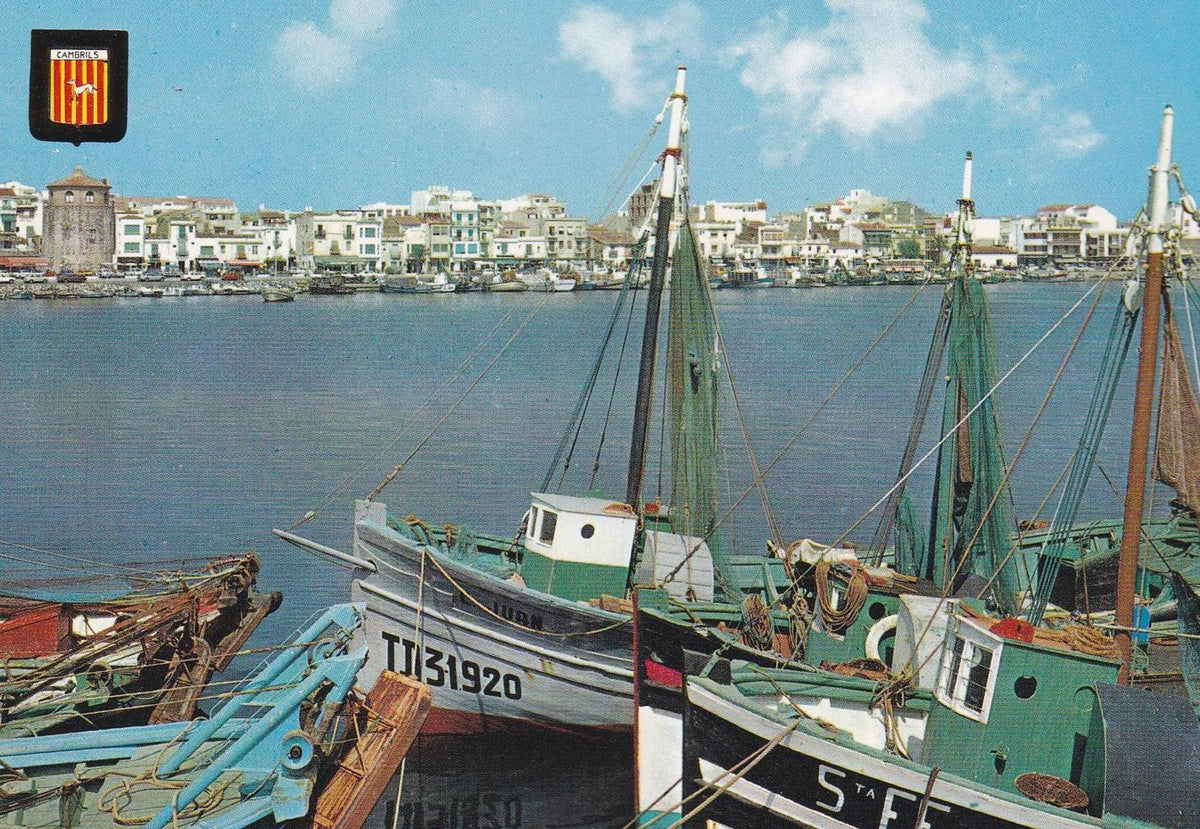 POSTAL B12075: COSTA DORADA: CAMBRILS. PUERTO PESQUERO
