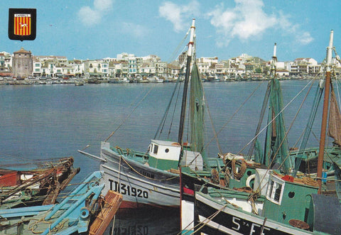 POSTAL B12075: COSTA DORADA: CAMBRILS. PUERTO PESQUERO