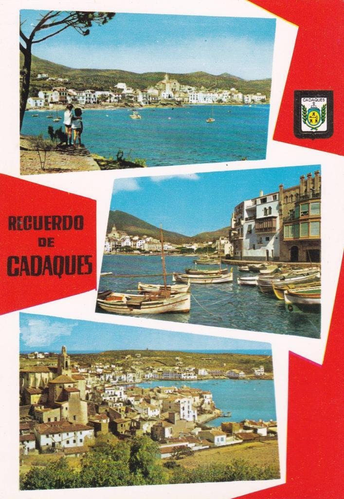 POSTAL B12073: CADAQUES: DIVERSOS ASPECTOS