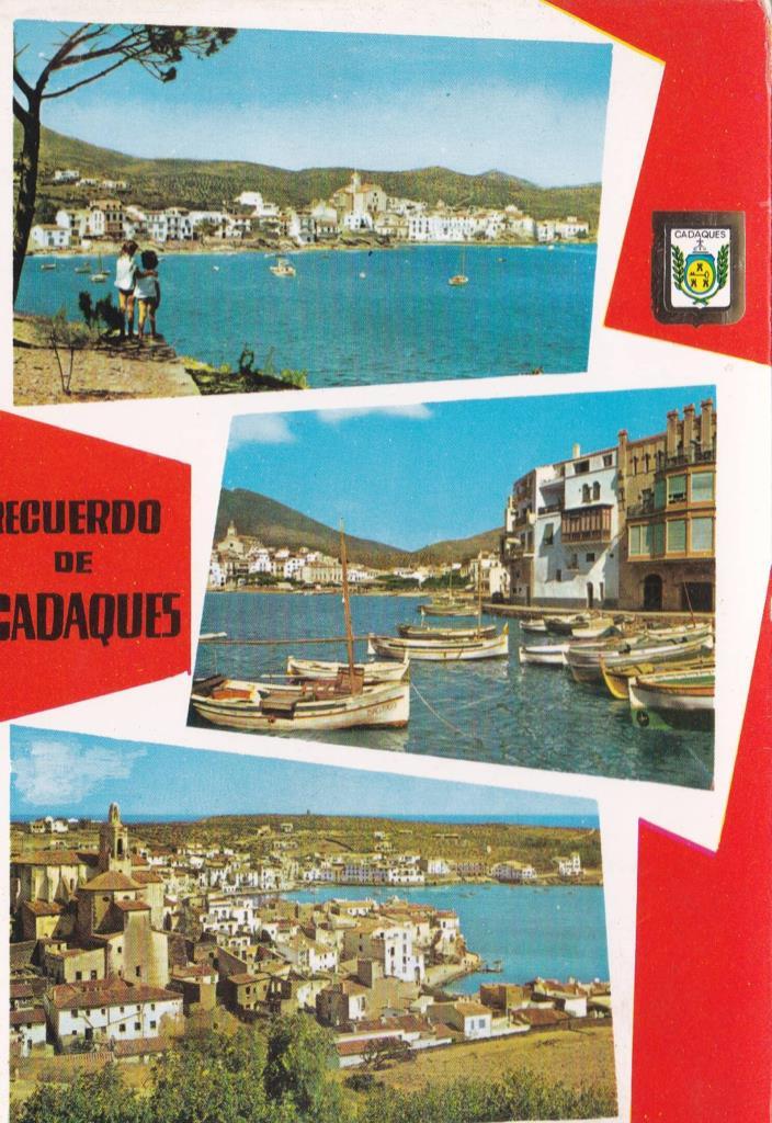 POSTAL B12072: CADAQUES: DIVERSOS ASPECTOS