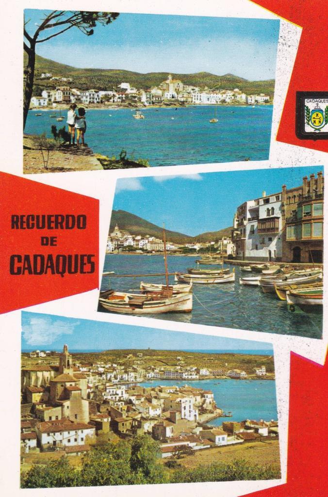 POSTAL B12071: CADAQUES: DIVERSOS ASPECTOS
