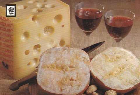 POSTAL B12138: BODEGONES DE QUESO. SERIE 9