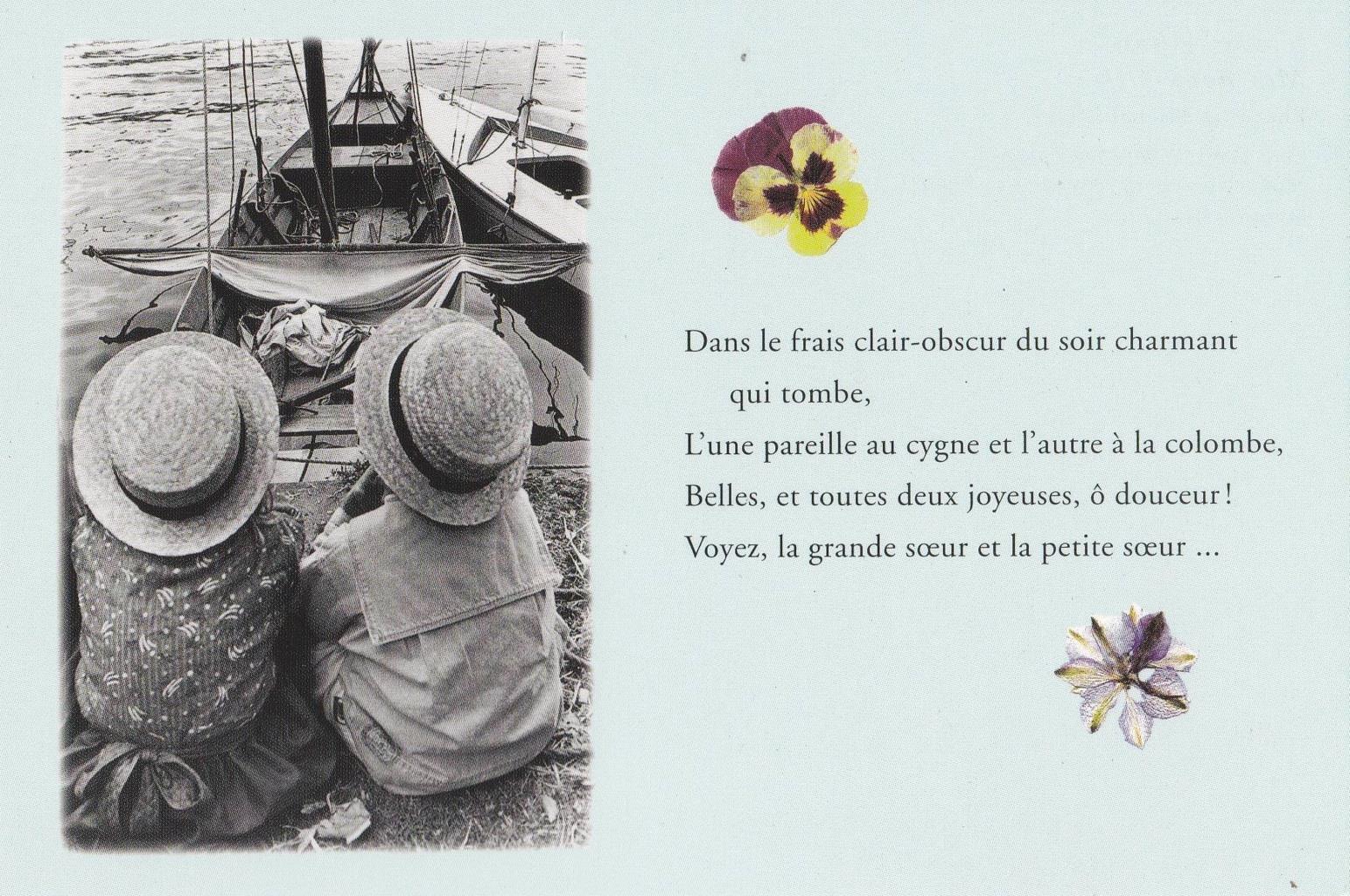 POSTAL B12139: VICTOR HUGO. MES DEUX FILLES. MICHEL MAIOFISS
