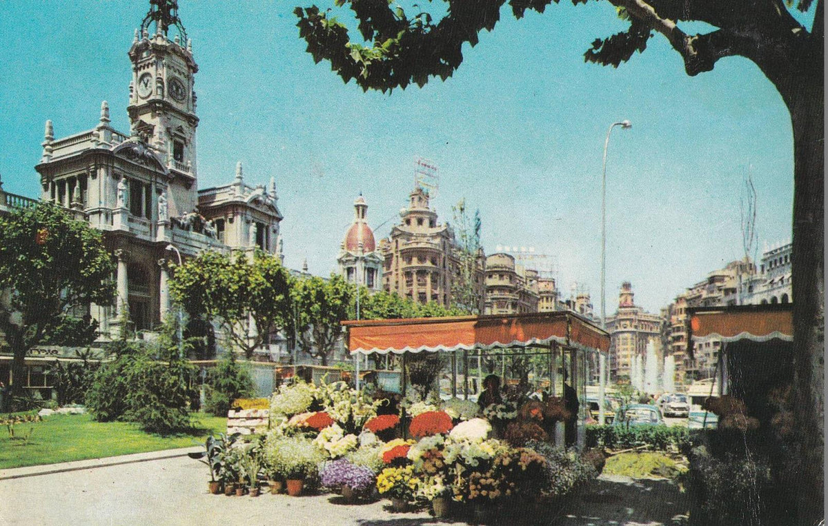 POSTAL B12204: VALENCIA: PLAZA DEL CAUDILLO